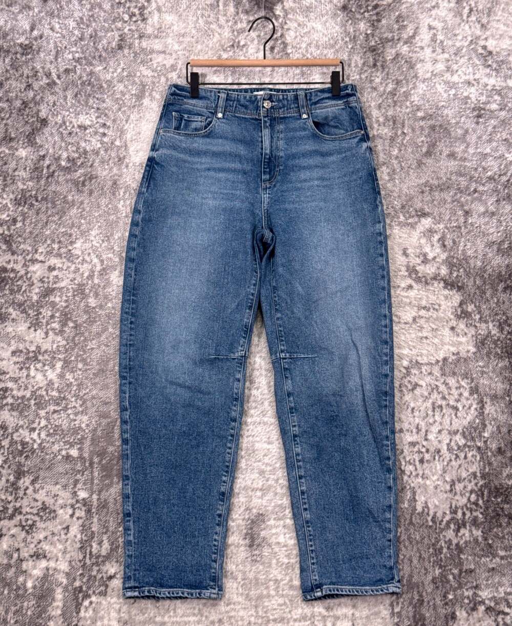 Paige Alexis Barrel Leg Jeans 29 Womens Blue Denim